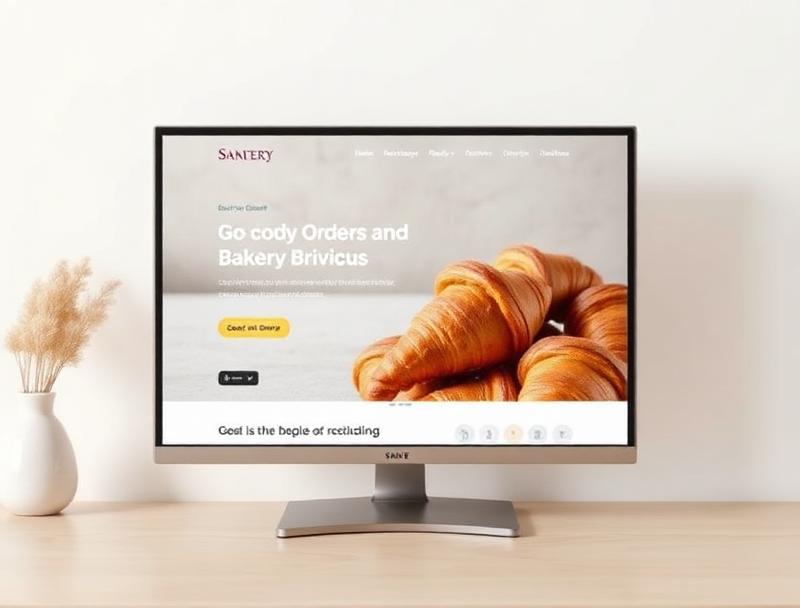 GenZ Bakery website preview