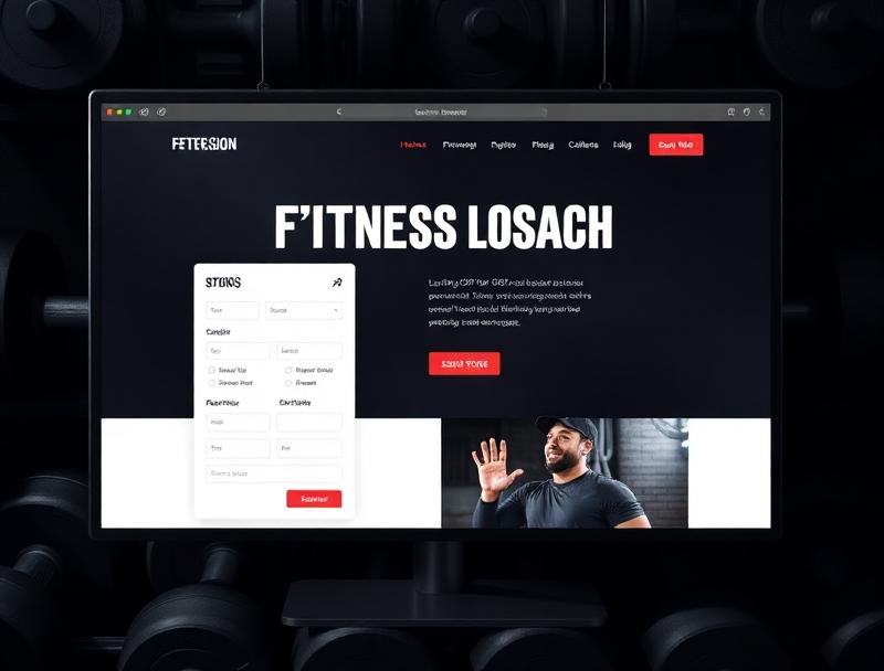 Sharma Fitness website preview